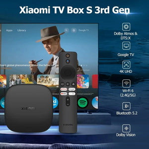 Xiaomi Mi TV Box S 3nd + Unlimited Subscription Movies-TvShows
