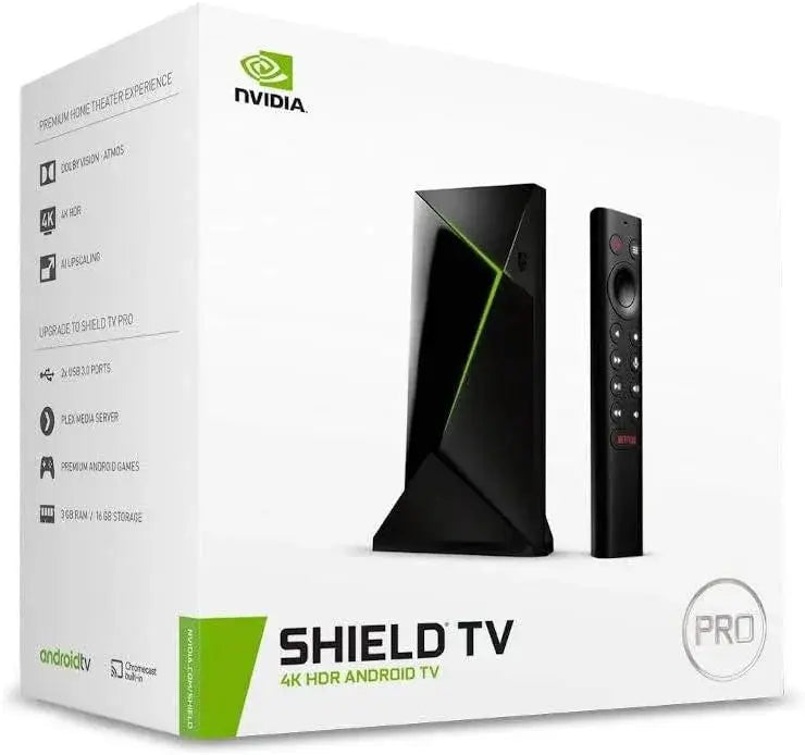 NVIDIA SHIELD Android TV Pro + Unlimited Subscription Movies-TvShows