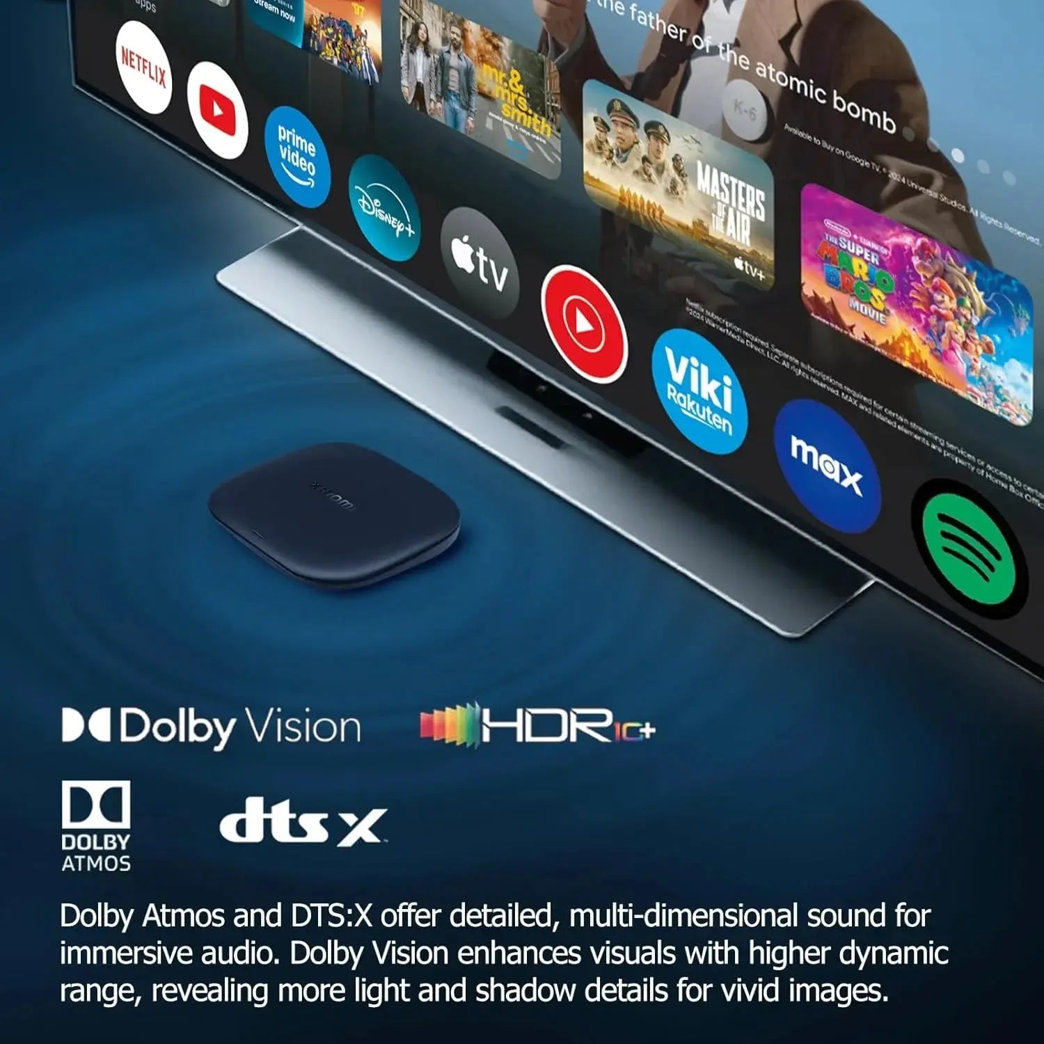 Xiaomi Mi TV Box S 3nd + Unlimited Subscription Movies-TvShows